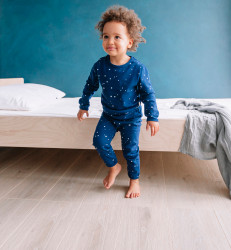 Merino/Organic Cotton Winter Pyjamas - Tekapo Stars
