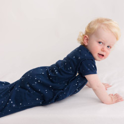 3 Seasons Front Zip Merino/Organic Cotton Sleeping Bag - Tekapo Stars