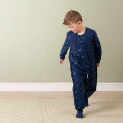 Duvet Merino/Organic Cotton Sleeping Suit - Tekapo Stars