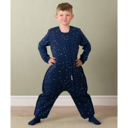 Duvet Merino/Organic Cotton Sleeping Suit - Tekapo Stars