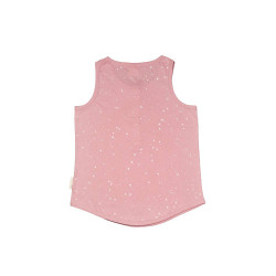 Relax! Merino/Organic Cotton Henley Tank - Dusk Stars