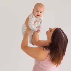 Relax! Merino/Organic Cotton Henley Tank - Dusk Stars