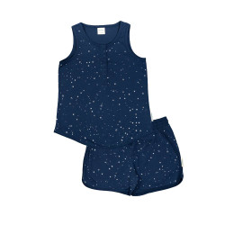 Relax! Merino/Organic Cotton Lounge Shorts - Tekapo Stars