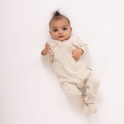 Merino/Organic Cotton PJ Suit - Dune