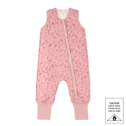 Duvet Merino/Organic Cotton Sleeping Suit - Dusk Wilderness