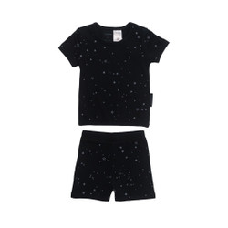 Merino/Organic Cotton Summer Pyjamas - Night Stars