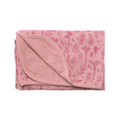 Merino/Organic Cotton Swaddle/Blanket - Dusk Wilderness