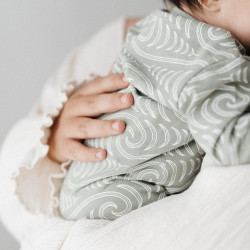 X BO & KO Collab Pyjama Suit - Flax Ngaru