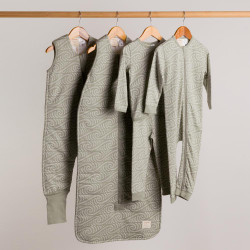X BO & KO Collab Duvet Sleeping Suit - Flax Ngaru