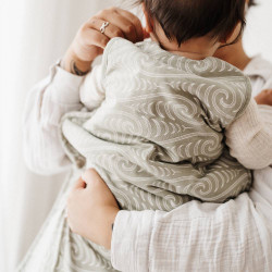 X BO & KO Collab Duvet Front Zip Sleeping Bag - Flax Ngaru