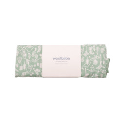 Merino/Organic Cotton Swaddle/Blanket - Petite Moss Wilderness