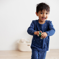 Merino/Organic Cotton Winter Pyjama Pants - Tekapo Stars