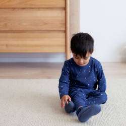 Merino/Organic Cotton Winter Pyjama Pants - Tekapo Stars