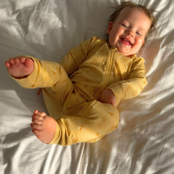 Merino/Organic Cotton PJ Suit - Buttercup Bees