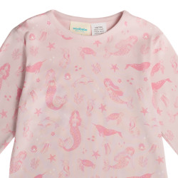 Merino/Organic Cotton Winter Pyjamas - Shell Mermaids