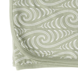 X BO & KO Collab Swaddle Blanket - Flax Ngaru