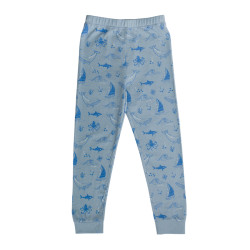 Merino/Organic Cotton Winter Pyjamas - Glacier Sail Away