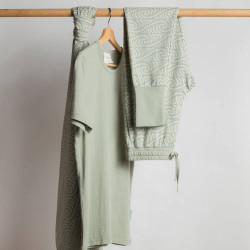 X BO & KO Collab Relax! Lounge Pants - Flax Ngaru