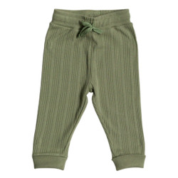 Organic Cotton/Merino Relaxed Pants - Flax Marl