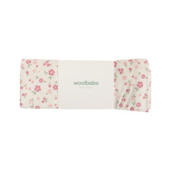 Merino/Organic Cotton Swaddle/Blanket - Vintage Bloom