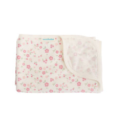 Merino/Organic Cotton Swaddle/Blanket - Vintage Bloom