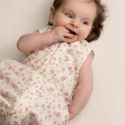 Summer Merino/Organic Cotton Sleeping Bag - Vintage Bloom