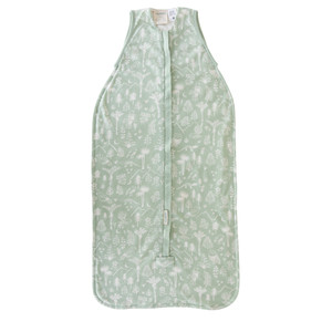 3 Seasons Front Zip Merino/Organic Cotton Sleeping Bag - Moss Wildernes