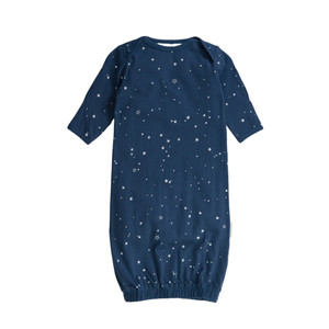 Merino/Organic Cotton Gown - Tekapo Stars