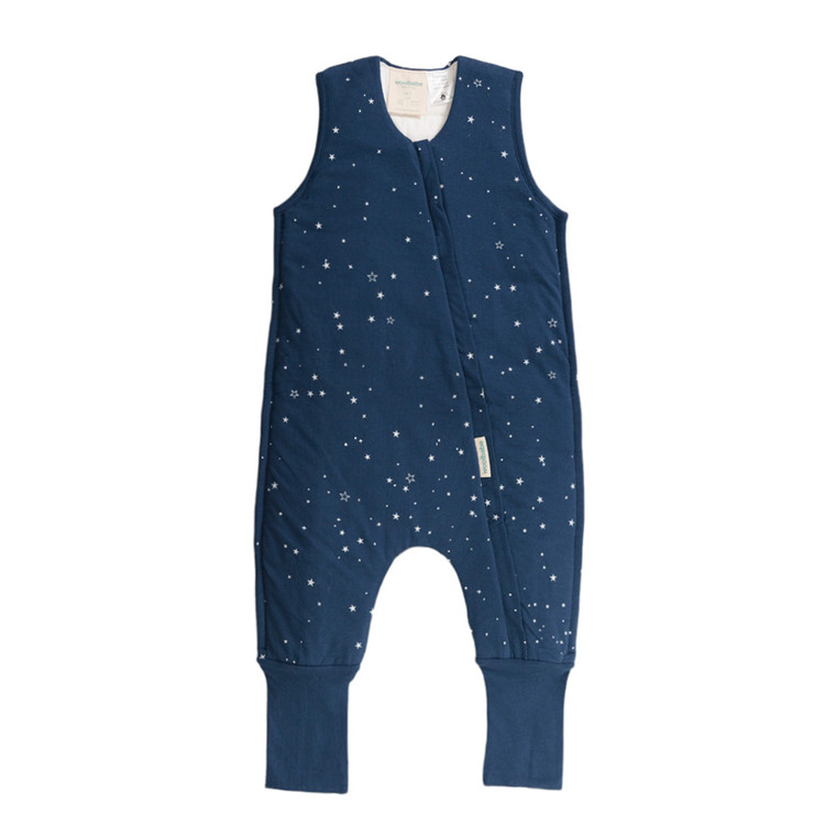 Duvet Merino/Organic Cotton Sleeping Suit - Tekapo Stars