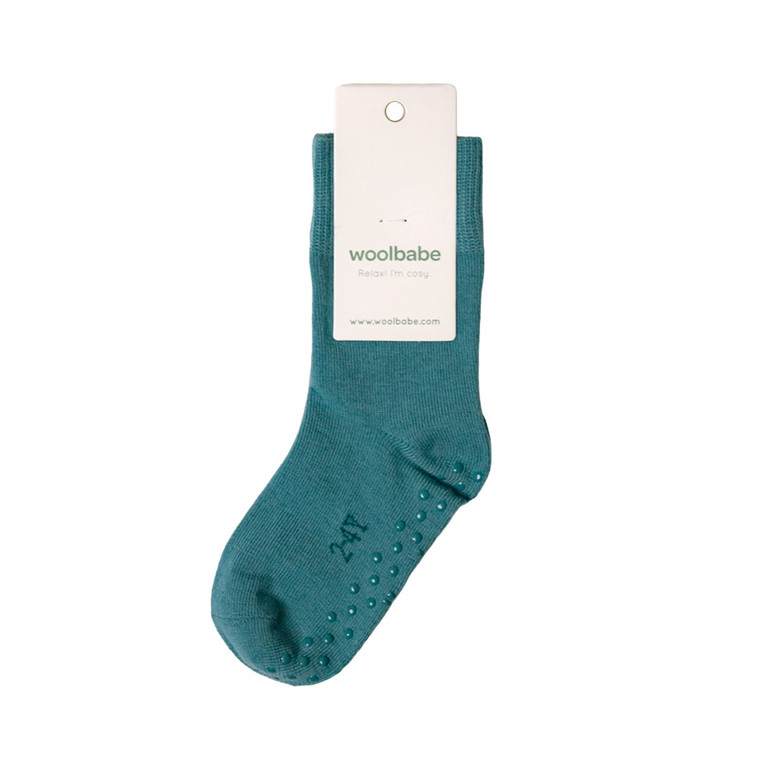 Merino & Organic Cotton Sleepy Socks - Solid Pine