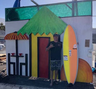 Maui Mike In Front Of Our New Photo Opportunity!