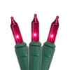 String Lights - 100ct - Green/Pink