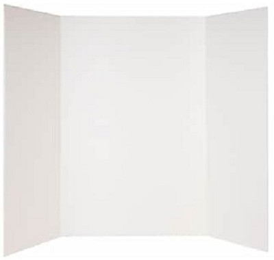 Trifold Presentation Board - 48" x 36" - White