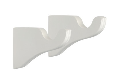 WoodTrends Wooden Bracket - 3.5" - White - 1ct