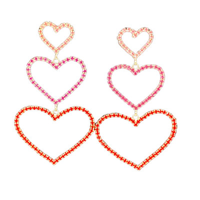 Valentine’s Earring - Triple Hearts