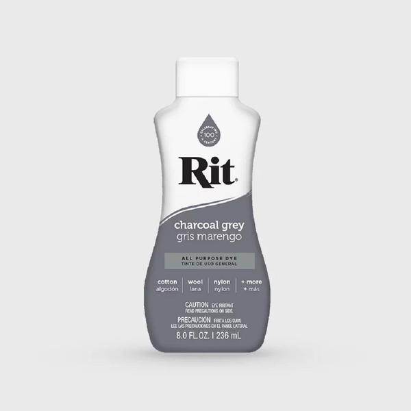 Rit All Purpose Dye - 8oz Liquid - Charcoal Grey