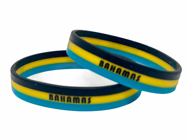 Bahamas Silicone Bracelet - Striped