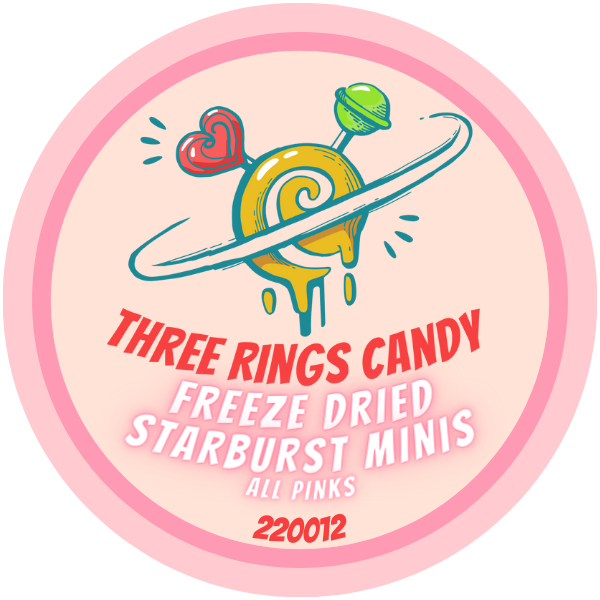 Freeze Dried Starburst Minis - All Pinks