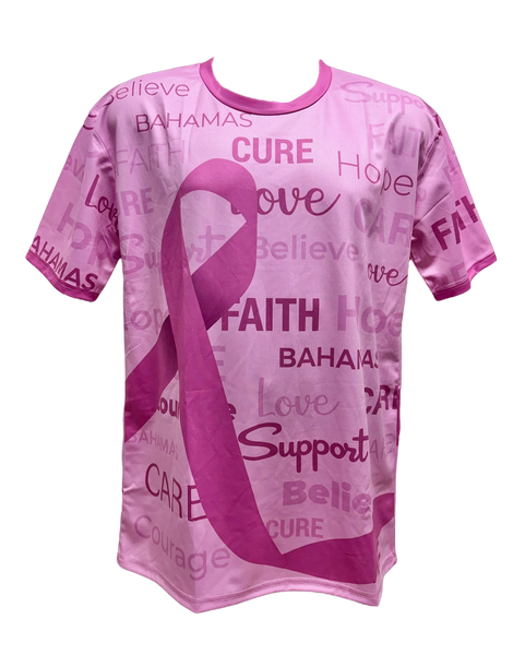 Breast Cancer Unisex DriFit - Text Allover