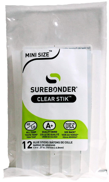 Mini Glue Stick - Dual Temp - 4" - 12 pack