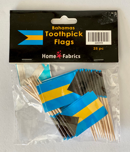 Toothpicks - Bahamas Flag