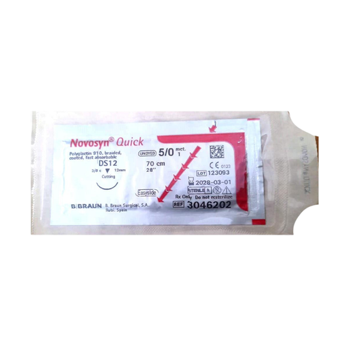 Sutura quirúrgica NOVOSYN® Quick 5/0 70 cm DS16