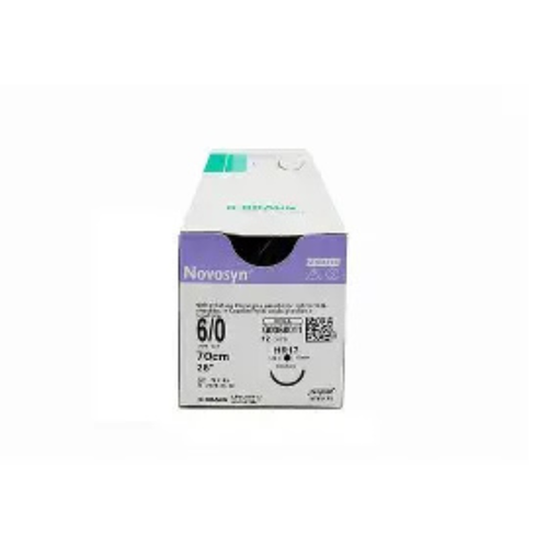 Sutura quirúrgica Novosyn® USP 6/0 70 cm DS12