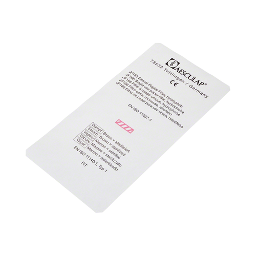 Filtro de Papel para Contenedores Mini, Dental y Ópticas con Indicador de Vapor (Pack de 100)