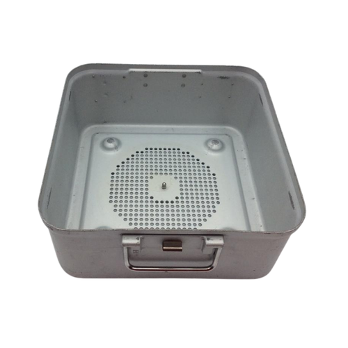 Cubeta perforada para contenedor de esterilización dental
