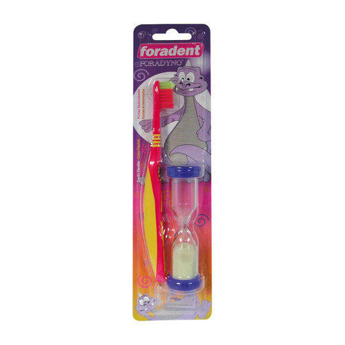 Cepillo de dientes infantil Foradyno Aromas + Reloj de arena