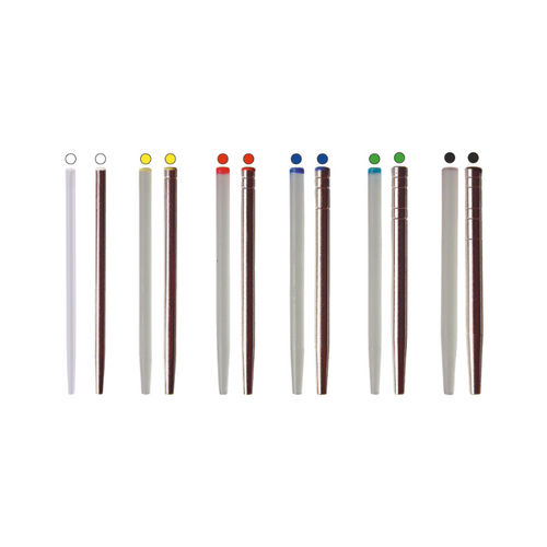 Postes cilíndrico-cónicos de acero inoxidable Dentoclic (10 uds.)