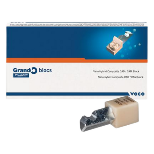 Grandio Blocs 5X – Bloques híbridos nano-cerámicos CADCAM (LT y HT)