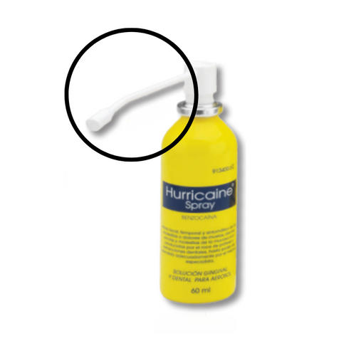 Cánulas Spray Hurricaine (60ml) - Reposición (25 uds.)