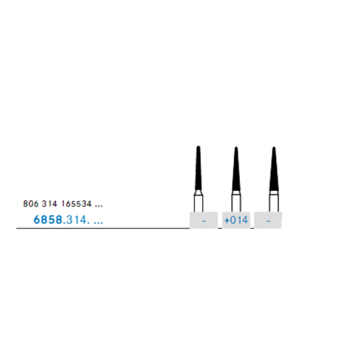 Fresas de diamante 6858